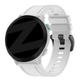 Bandz Bandz Bracelet silicone avec boucle Garmin Fenix 8 - 43mm (blanc)