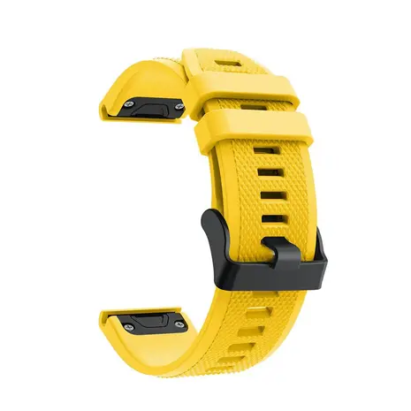 Strap-it Strap-it Bracelet silicone Garmin Epix Gen 2 (jaune)