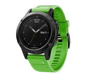 Strap-it Bracelet silicone Garmin Epix Gen 2 (vert)
