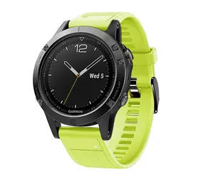 Strap-it Bracelet silicone Garmin Epix Gen 2 (vert clair)