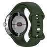 Strap-it Strap-it Bracelet Silicone Classique Google Pixel Watch 1/2 (vert foncé) Strap-it Strap-it Bracelet Silicone Classique Google Pixel Watch 1/2 (vert foncé)