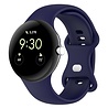 Strap-it Strap-it Bracelet Silicone Classique Google Pixel Watch 1/2 (bleu foncé) Strap-it Strap-it Bracelet Silicone Classique Google Pixel Watch 1/2 (bleu foncé)