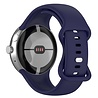 Strap-it Strap-it Bracelet Silicone Classique Google Pixel Watch 1/2 (bleu foncé) Strap-it Strap-it Bracelet Silicone Classique Google Pixel Watch 1/2 (bleu foncé)