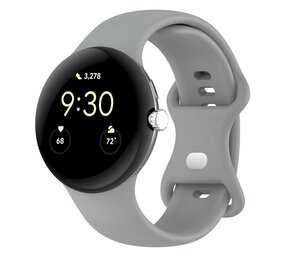 Strap-it Bracelet Silicone Classique Google Pixel Watch 3 - 41mm (gris)