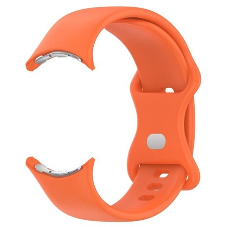 Strap-it Strap-it Bracelet Silicone Classique Google Pixel Watch 3 - 45mm (orange)