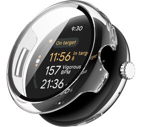 Strap-it Coque rigide avec verre Google Pixel Watch 3 - 45mm (transparent)