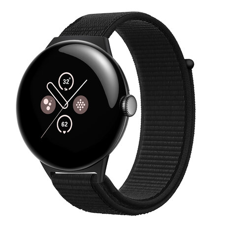 Strap-it Strap-it Bracelet nylon Google Pixel Watch 3 - 45mm (noir)