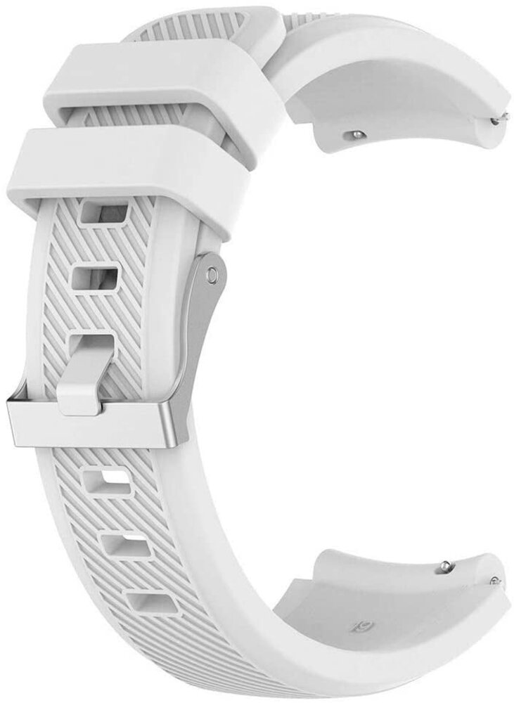 Strap-it Strap-it Bracelet montre 22mm silicone - universel (blanc)