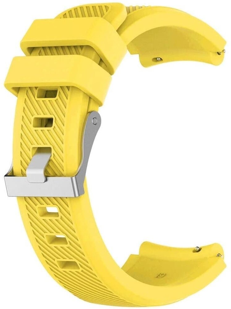 Strap-it Strap-it Bracelet montre 22mm silicone - universel (jaune)