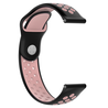 Strap-it Strap-it Bracelet montre 22mm sport - universel (noir/rose) Strap-it Strap-it Bracelet montre 22mm sport - universel (noir/rose)