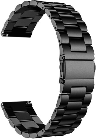 Strap-it Strap-it Bracelet montre 22mm acier - universel (noir) Strap-it Strap-it Bracelet montre 22mm acier - universel (noir)