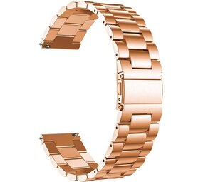Strap-it Bracelet montre 22mm acier - universel (or rose)
