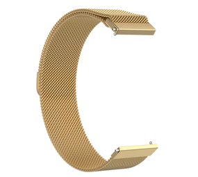 Strap-it Bracelet montre 22mm milanais - universel (or)