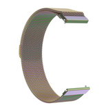 Strap-it Bracelet montre 22mm milanais - universel (arc-en-ciel)