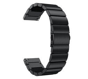 Strap-it Bracelet montre 22mm métal  - universel (noir)