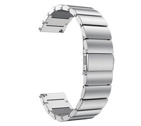 Strap-it Bracelet montre 22mm métal  - universel (argent)
