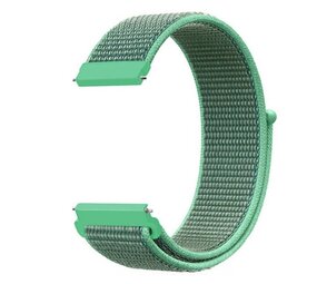 Strap-it Bracelet montre 22mm nylon  - universel (mint vert)