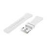 Strap-it Strap-it Bracelet montre 20mm silicone - universel (blanc) Strap-it Strap-it Bracelet montre 20mm silicone - universel (blanc)