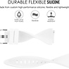 Strap-it Strap-it Bracelet montre 20mm silicone - universel (blanc) Strap-it Strap-it Bracelet montre 20mm silicone - universel (blanc)