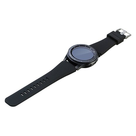 Strap-it Strap-it Bracelet montre 20mm silicone - universel (noir)