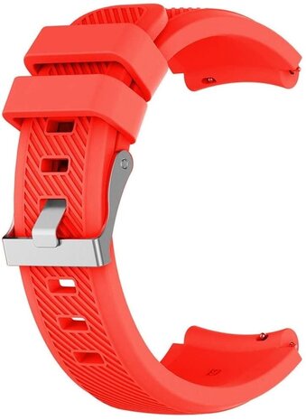 Strap-it Strap-it Bracelet montre 20mm silicone - universel (rouge)