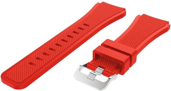 Strap-it Strap-it Bracelet montre 20mm silicone - universel (rouge)