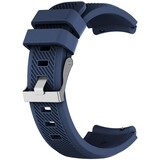 Strap-it Bracelet montre 20mm silicone - universel (bleu foncé)