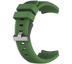 Strap-it Bracelet montre 20mm silicone - universel (vert foncé)