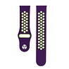 Strap-it Strap-it Bracelet montre 20mm sport - universel (violet/vert) Strap-it Strap-it Bracelet montre 20mm sport - universel (violet/vert)