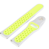 Strap-it Strap-it Bracelet montre 20mm sport - universel (gris/jaune) Strap-it Strap-it Bracelet montre 20mm sport - universel (gris/jaune)