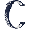 Strap-it Strap-it Bracelet montre 20mm sport - universel (bleu/blanc) Strap-it Strap-it Bracelet montre 20mm sport - universel (bleu/blanc)