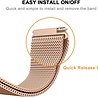 Strap-it Strap-it Bracelet montre 20mm milanais - universel (or rose) Strap-it Strap-it Bracelet montre 20mm milanais - universel (or rose)
