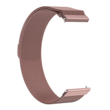 Strap-it Bracelet montre 20mm milanais - universel (rose)