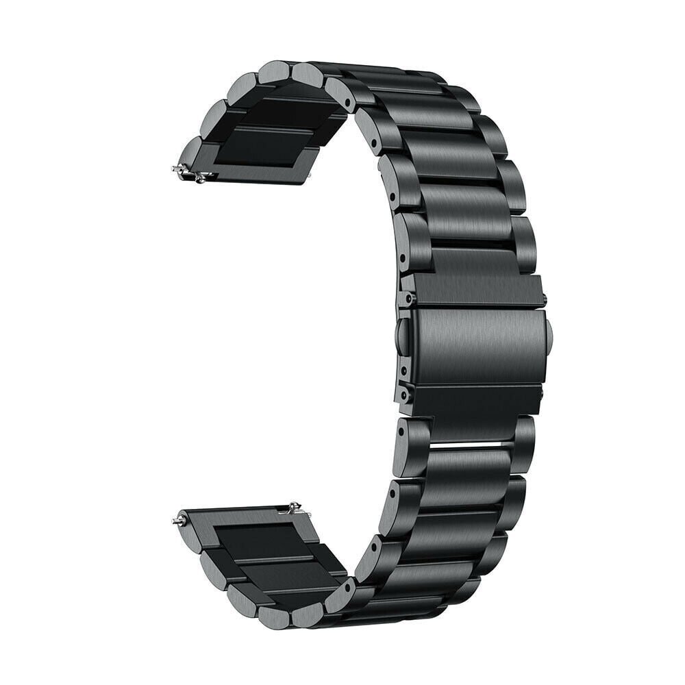 Strap-it Strap-it Bracelet montre 20mm acier - universel (noir)