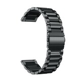 Strap-it Bracelet montre 20mm acier - universel (noir)