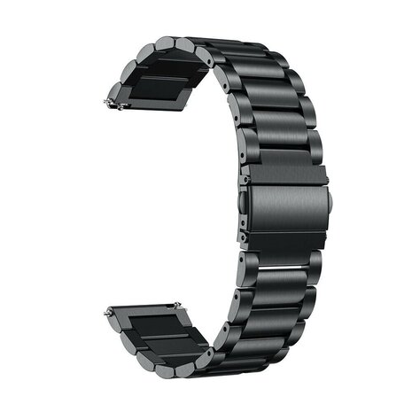 Strap-it Strap-it Bracelet montre 20mm acier - universel (noir)