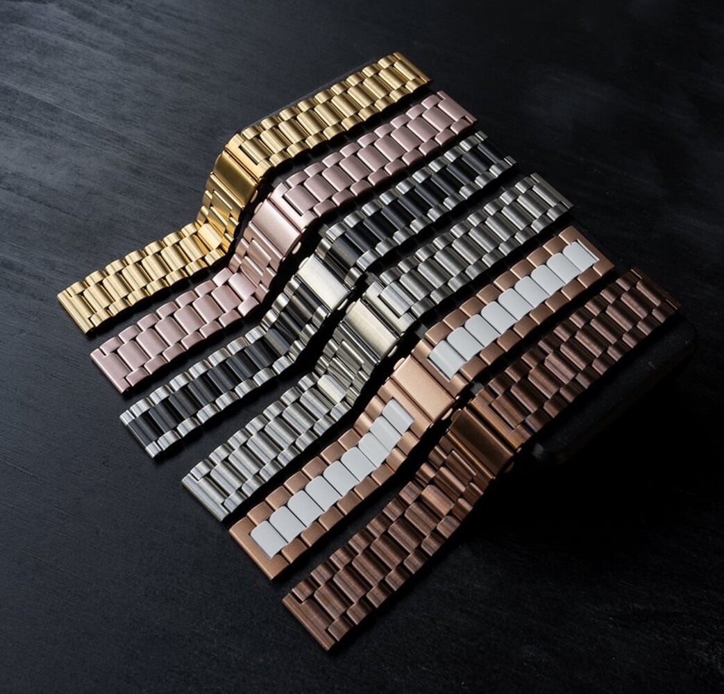 Strap-it Strap-it Bracelet montre 20mm acier - universel (or)