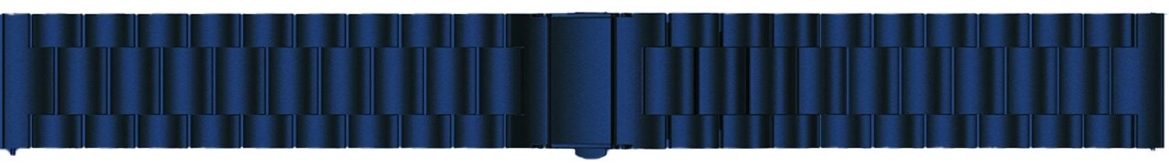 Strap-it Strap-it Bracelet montre 20mm acier - universel (bleu) Strap-it Strap-it Bracelet montre 20mm acier - universel (bleu)