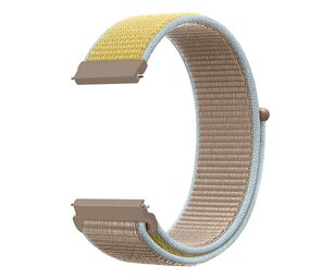 Strap-it Bracelet montre 20mm nylon - universel (camel)