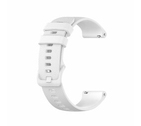 Strap-it Bracelet montre 18mm silicone - universel (blanc)
