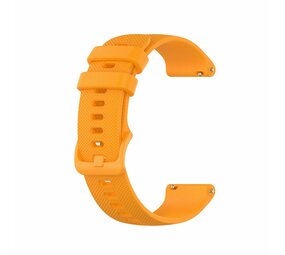 Strap-it Bracelet montre 18mm silicone - universel (orange)
