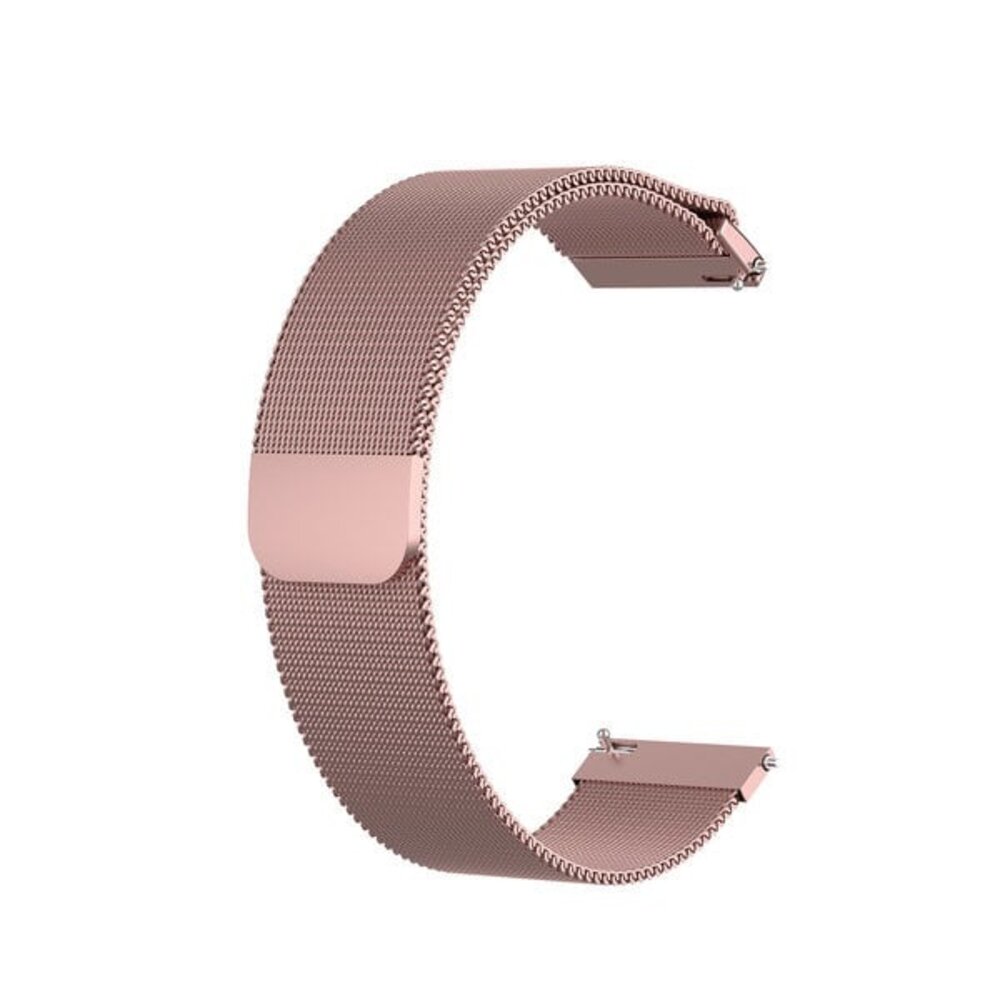 Strap-it Strap-it Bracelet montre 18mm milanais - universel (rose) Strap-it Strap-it Bracelet montre 18mm milanais - universel (rose)
