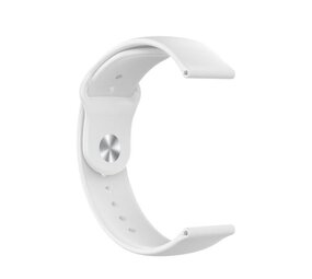 Strap-it Bracelet montre 18mm sport - universel (blanc)