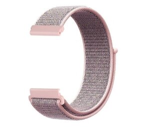 Strap-it Bracelet montre 18mm nylon - universel (pink sand)
