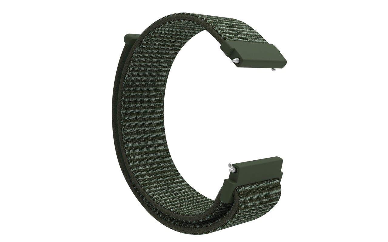 Strap-it Strap-it Bracelet montre 18mm nylon - universel (vert foncé) Strap-it Strap-it Bracelet montre 18mm nylon - universel (vert foncé)