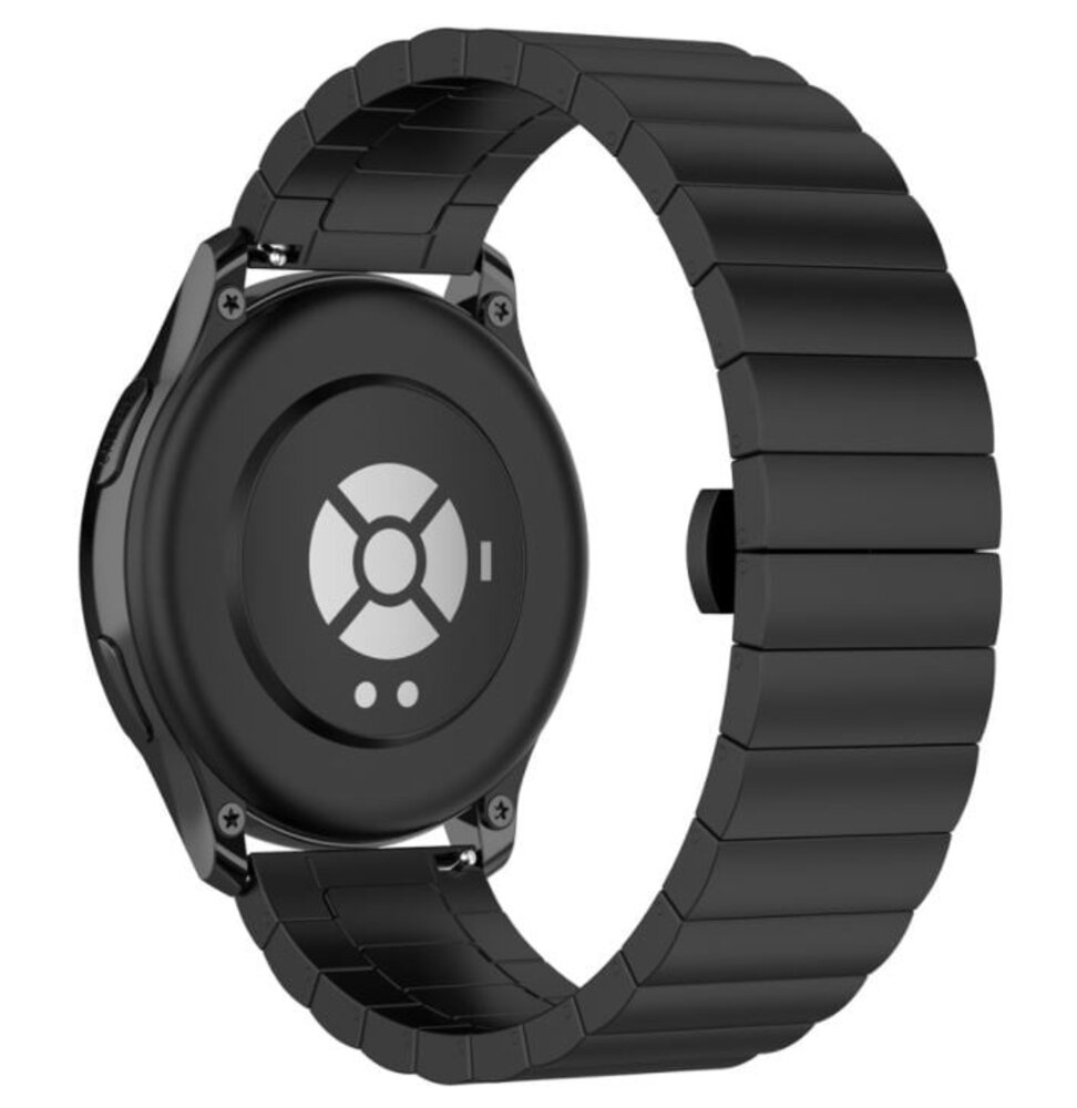 Strap-it Strap-it Bracelet montre 18mm métal - universel (noir)