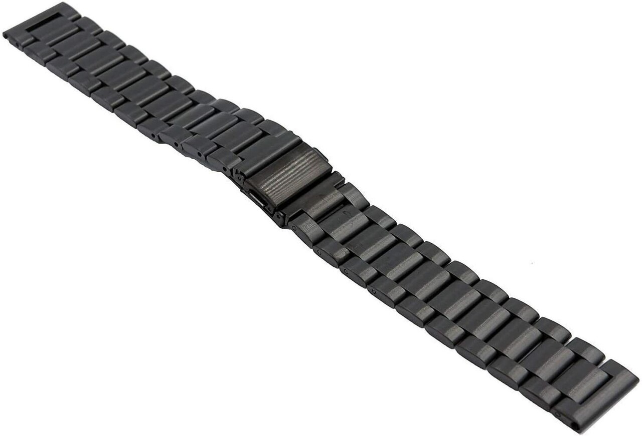 Strap-it Strap-it Bracelet montre 14mm acier - universel (noir) Strap-it Strap-it Bracelet montre 14mm acier - universel (noir)