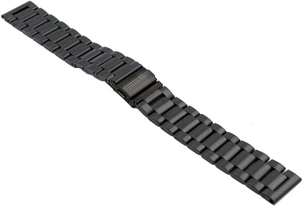 Strap-it Strap-it Bracelet montre 14mm acier - universel (noir) Strap-it Strap-it Bracelet montre 14mm acier - universel (noir)