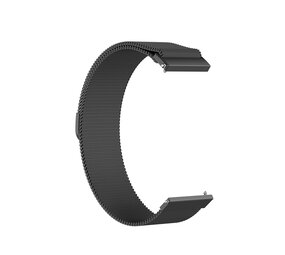 Strap-it Bracelet montre 14mm milanais - universel (noir)