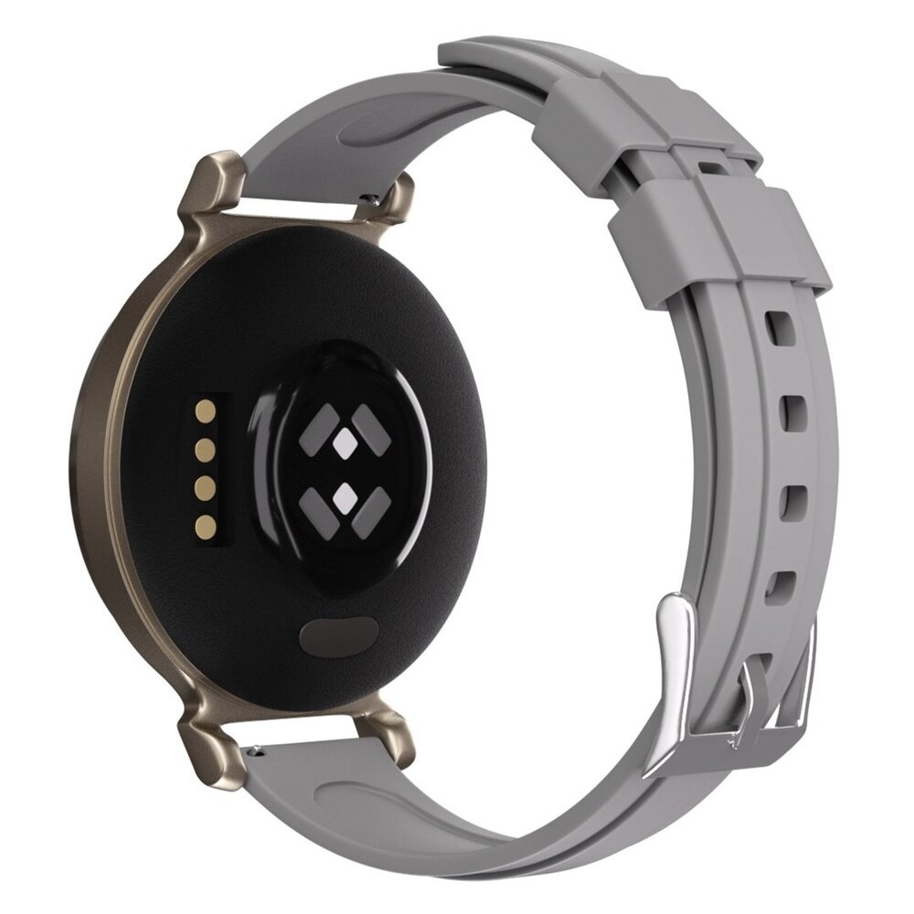 Strap-it Strap-it Bracelet montre 14mm silicone - universel (gris)